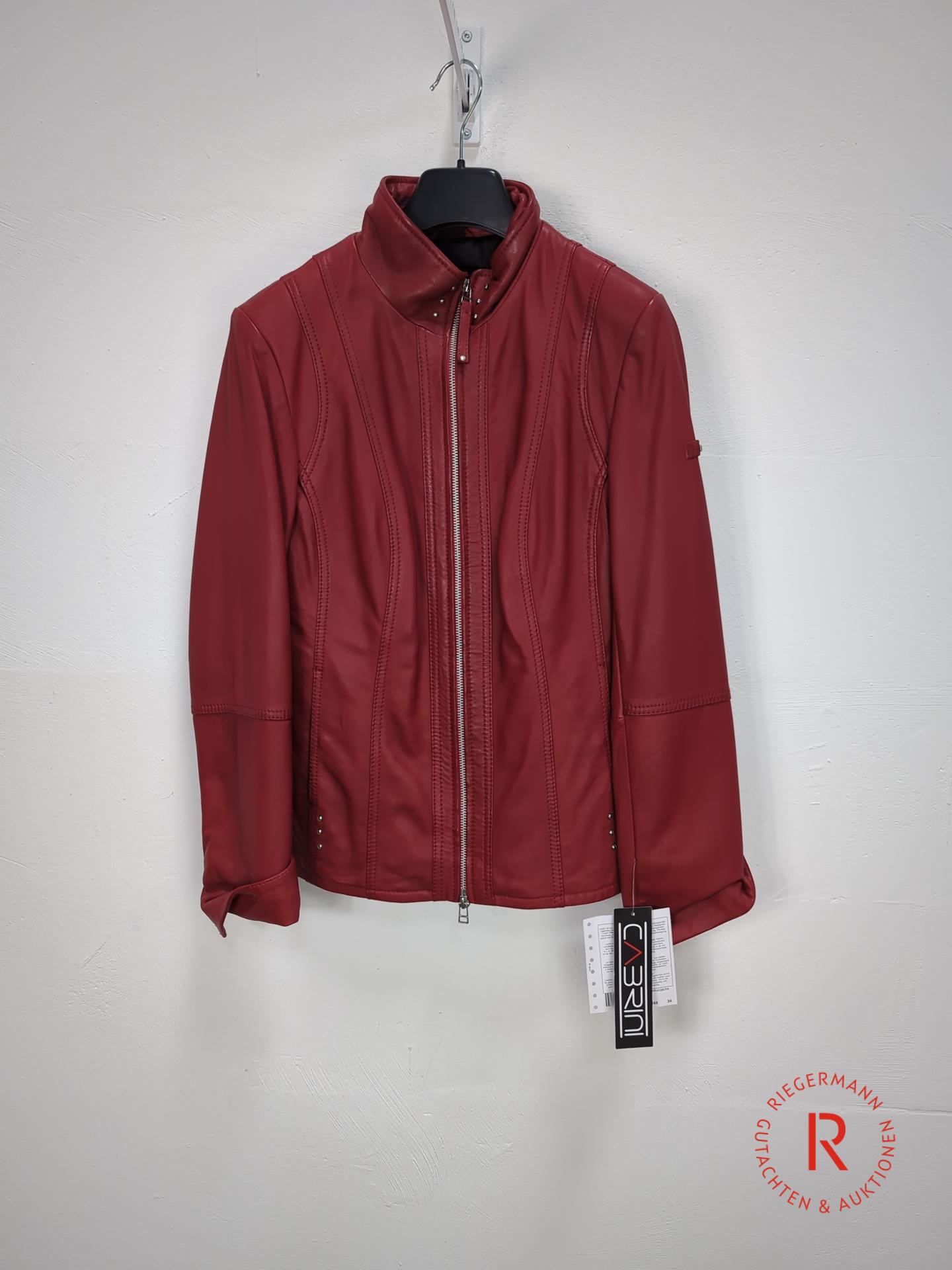 DAMEN LEDERJACKE GRÖSSE 34